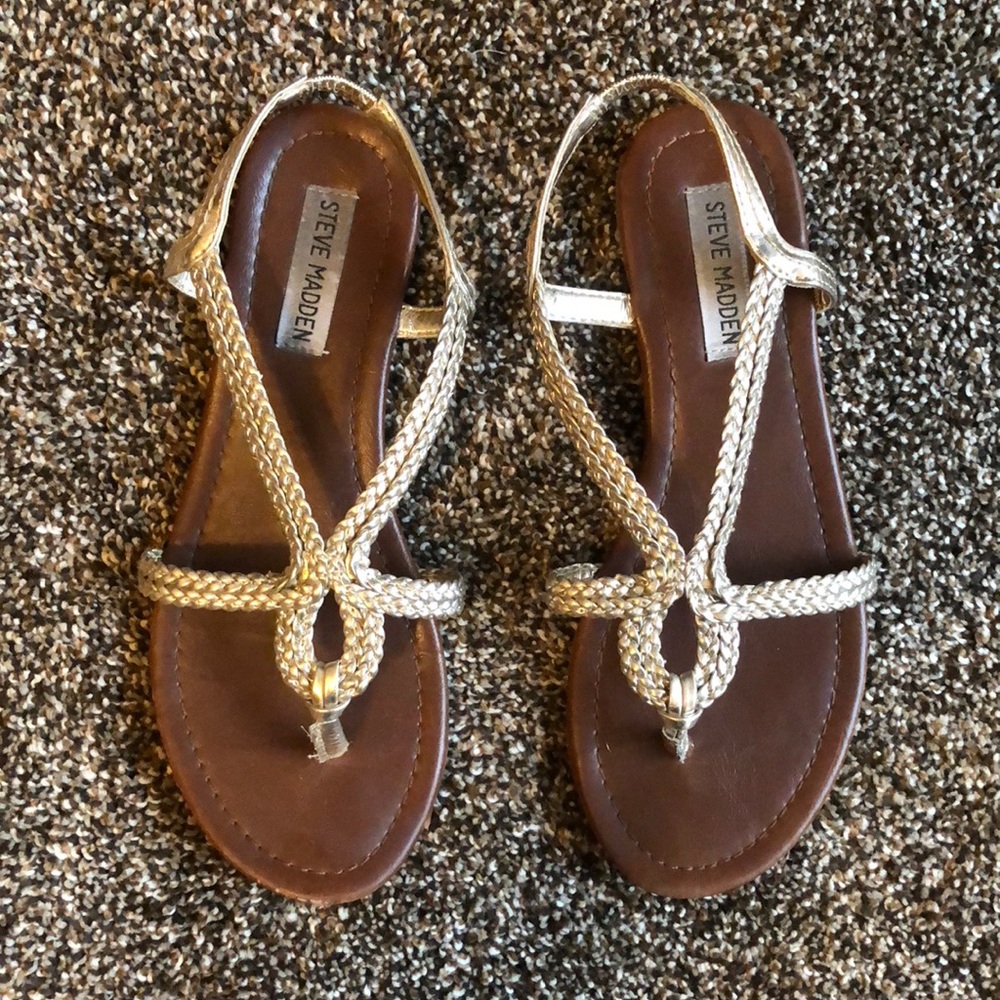 Steve Madden Metallic Sandals